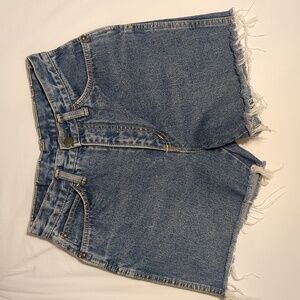 Perfect Vintage Cut Off Denim Shorts 26 2 made in Japan Britannia